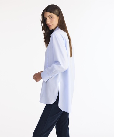  YARGICI Geniş Gömlek Yaka Uzun Kol Gömlek