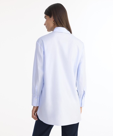  YARGICI Geniş Gömlek Yaka Uzun Kol Gömlek