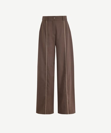  YARGICI Geniş Yüksek Bel Pantolon