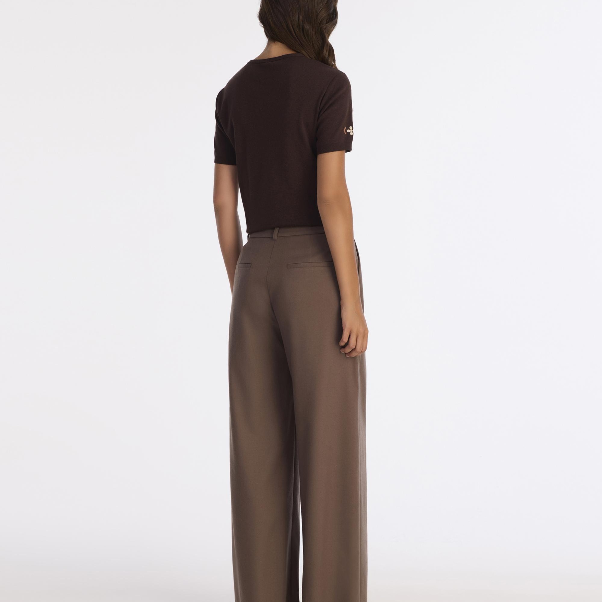 YARGICI Geniş Yüksek Bel Pantolon