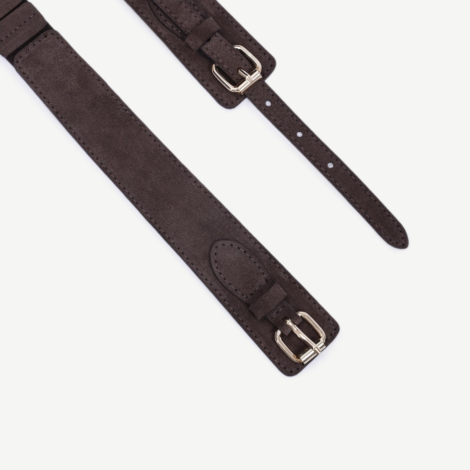 YARGICI Lastikli Deri Bel Kemeri