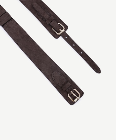  YARGICI Lastikli Deri Bel Kemeri