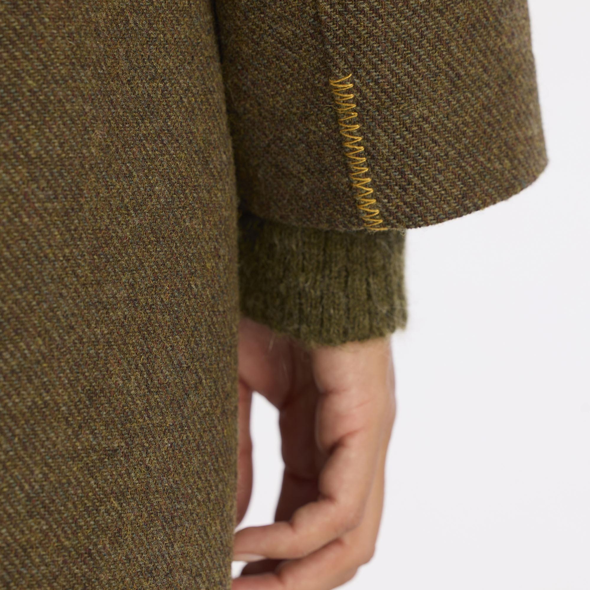 YARGICI Dikiş Detaylı Kemerli Uzun Palto