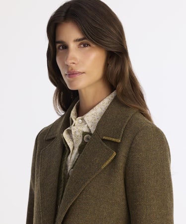  YARGICI Dikiş Detaylı Kemerli Uzun Palto