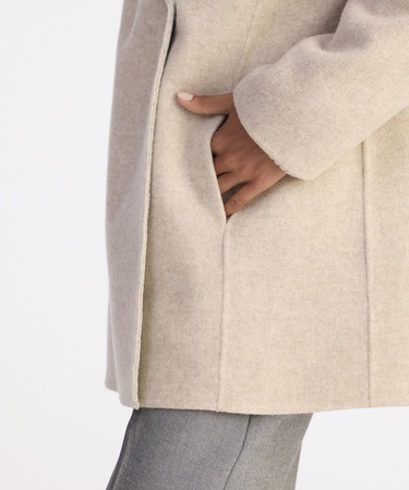  YARGICI Geniş Şal Yaka Uzun Kol Palto