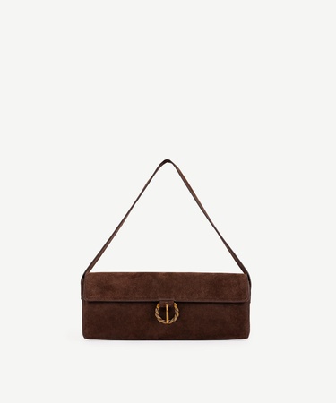  YARGICI Toka Detaylı Deri Omuz Çantası