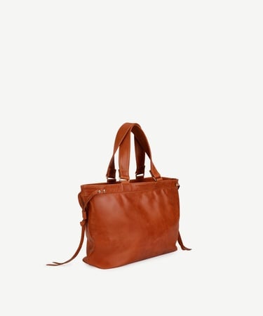  YARGICI Kalın Omuz Saplı Deri Omuz Çantası