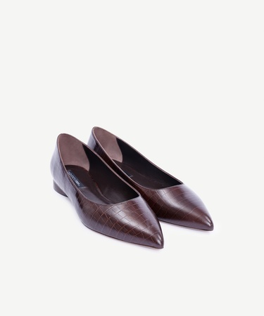  YARGICI Sivri Burunlu Deri Babet