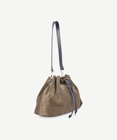  YARGICI Süet Deri Hobo Omuz Çantası