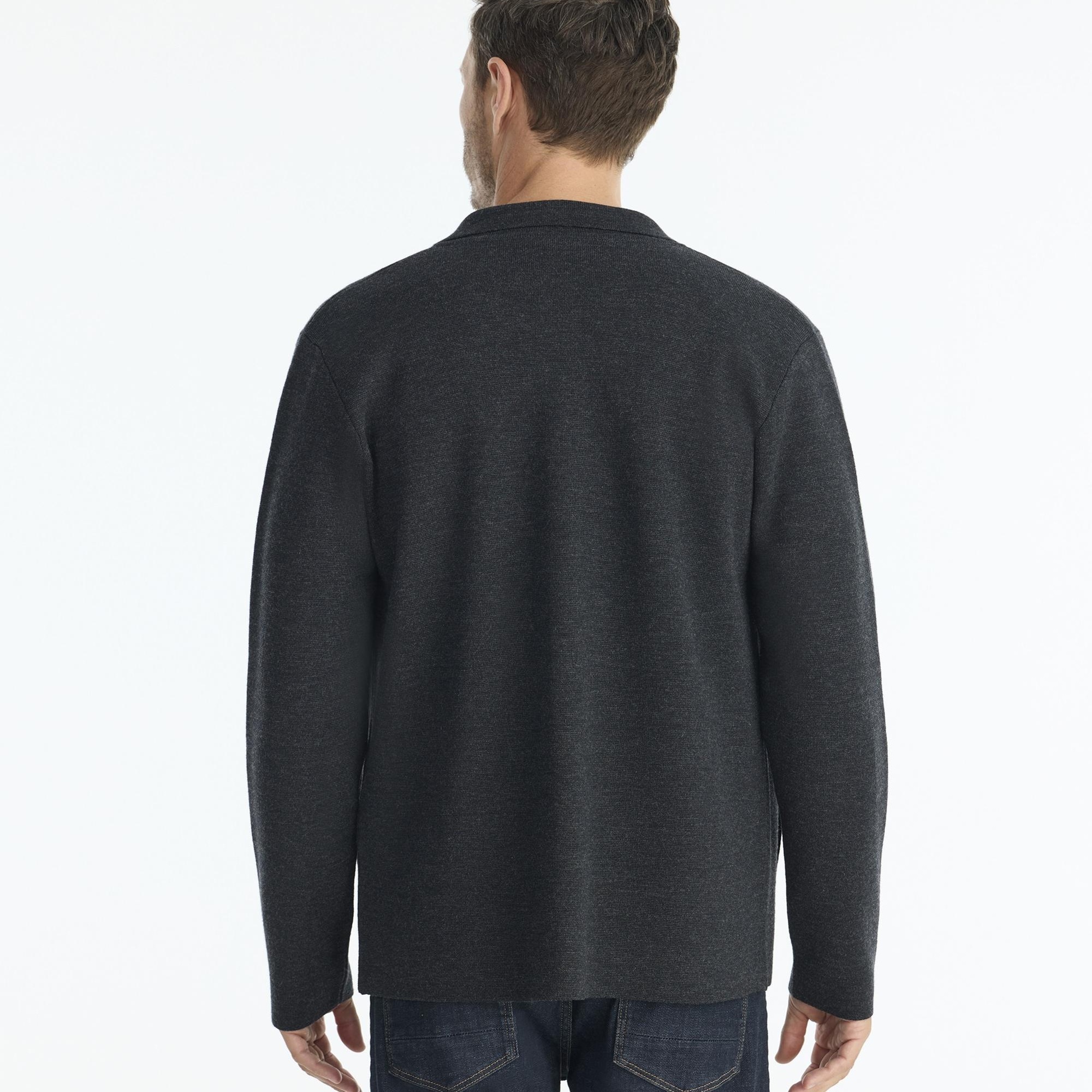 YARGICI Regular Ceket Yaka Uzun Kol Hırka