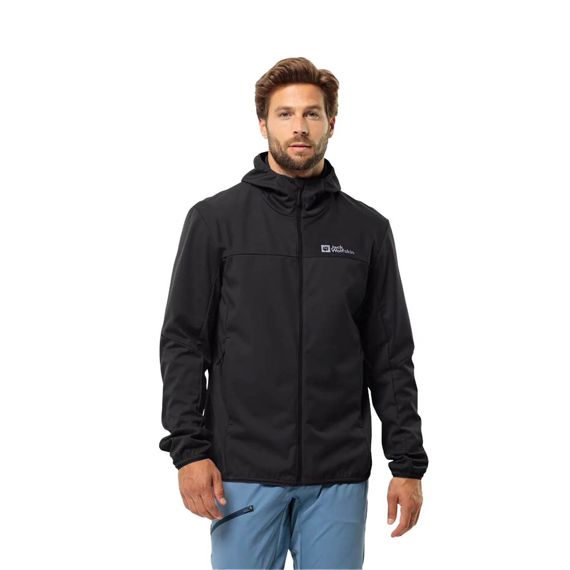 Jack Wolfskin Feldberg Hoody Erkek Siyah Softshell