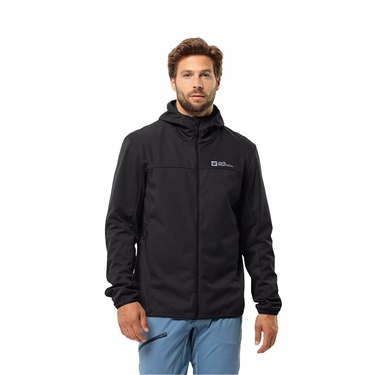  Jack Wolfskin Feldberg Hoody Erkek Siyah Softshell