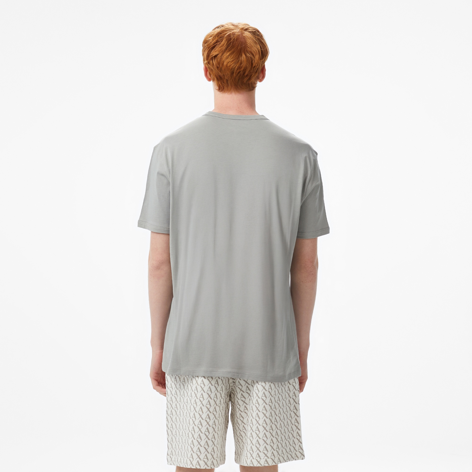 Armani Exchange Erkek Gri T-Shirt