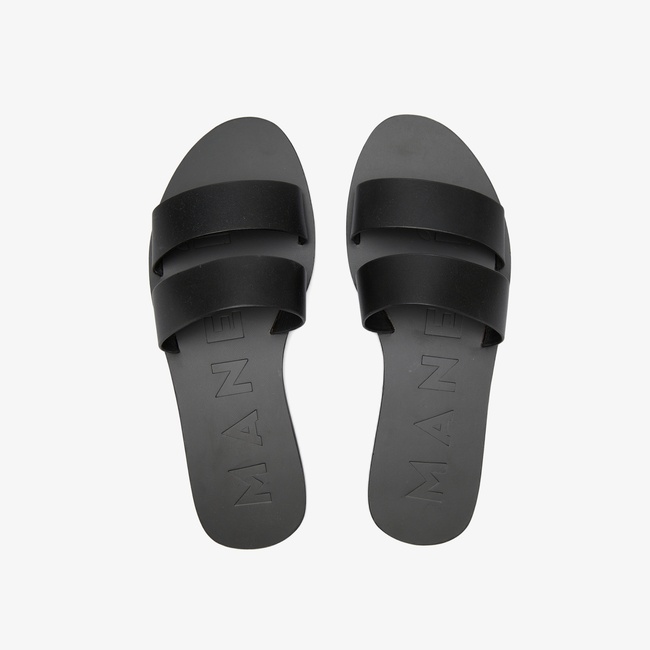  Manebi Kadın Siyah Terlik