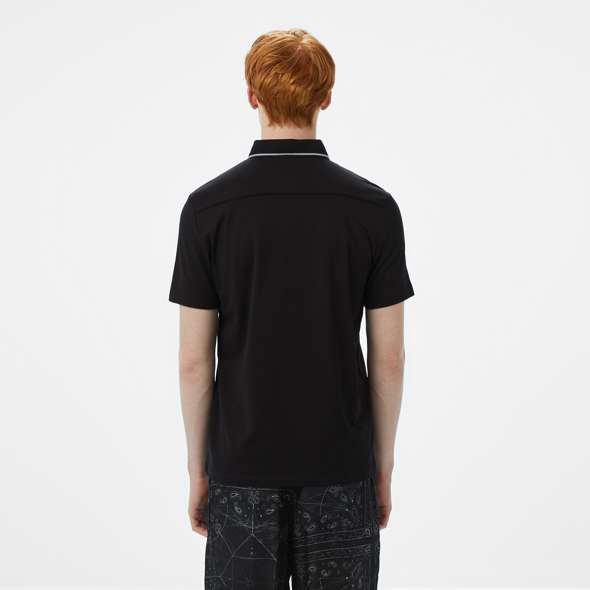 Armani Exchange Erkek Siyah Polo