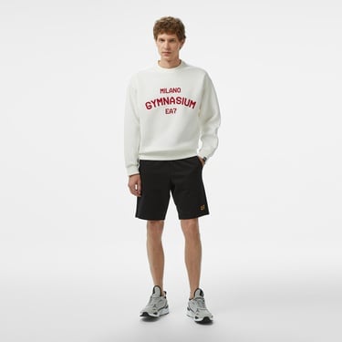  Ea7 Erkek Beyaz Sweatshirt