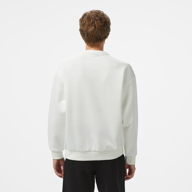  Ea7 Erkek Beyaz Sweatshirt