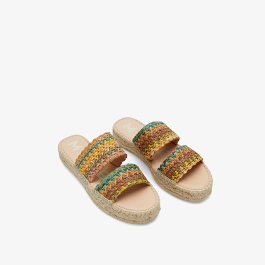  Manebi Kadın Renkli Terlik