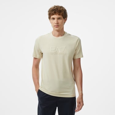  Ea7 Erkek Açık Bej T-Shirt