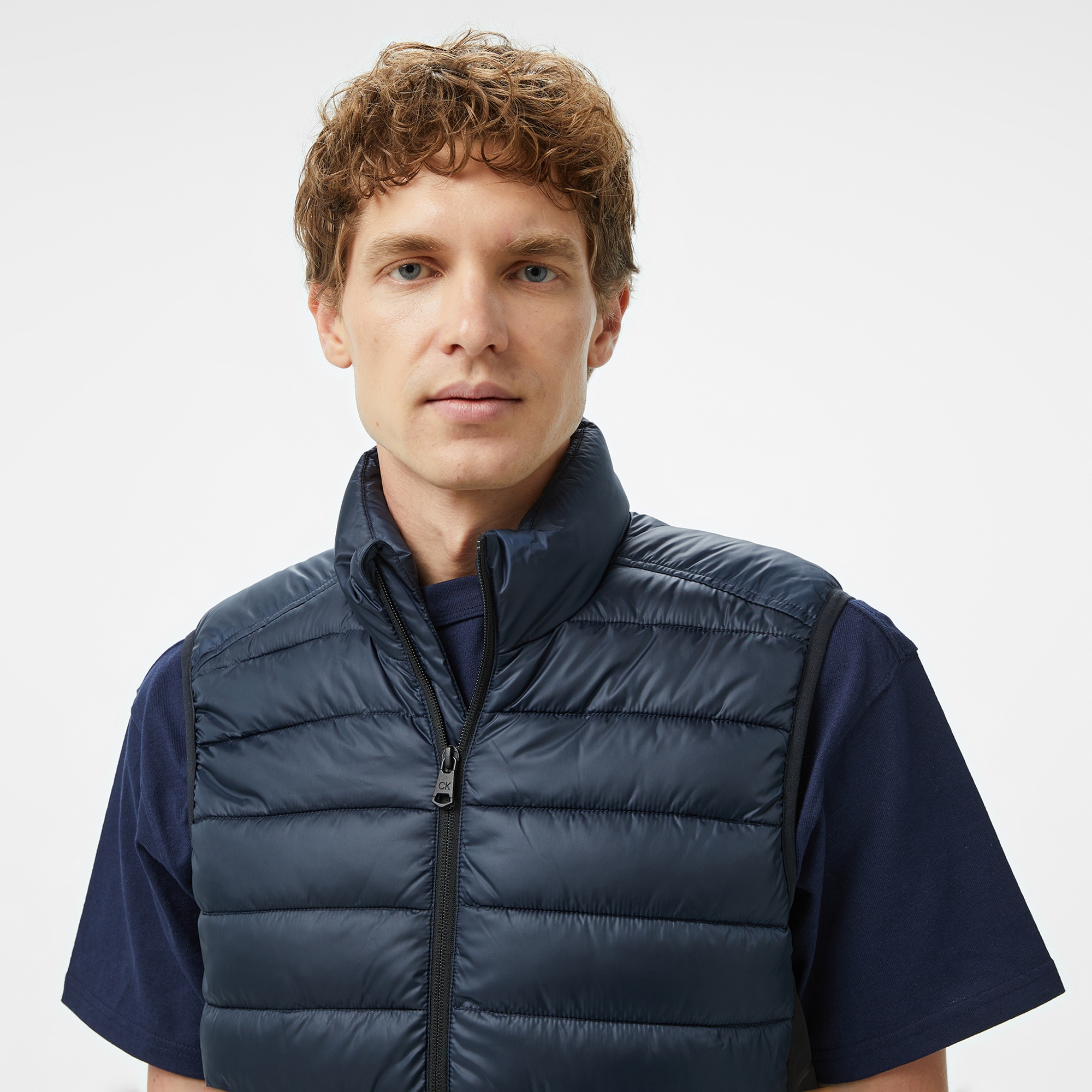 Calvin Klein Erkek Lacivert Yelek