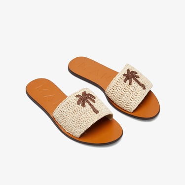  Manebi Kadın Krem Rengi Terlik