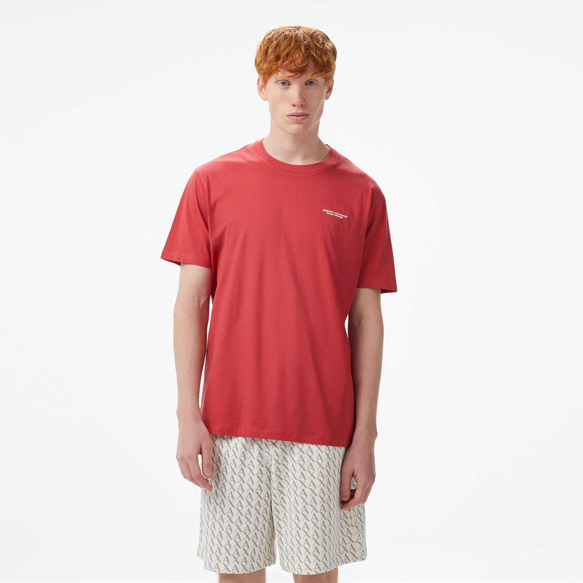 Armani Exchange Erkek Kırmızı T-Shirt