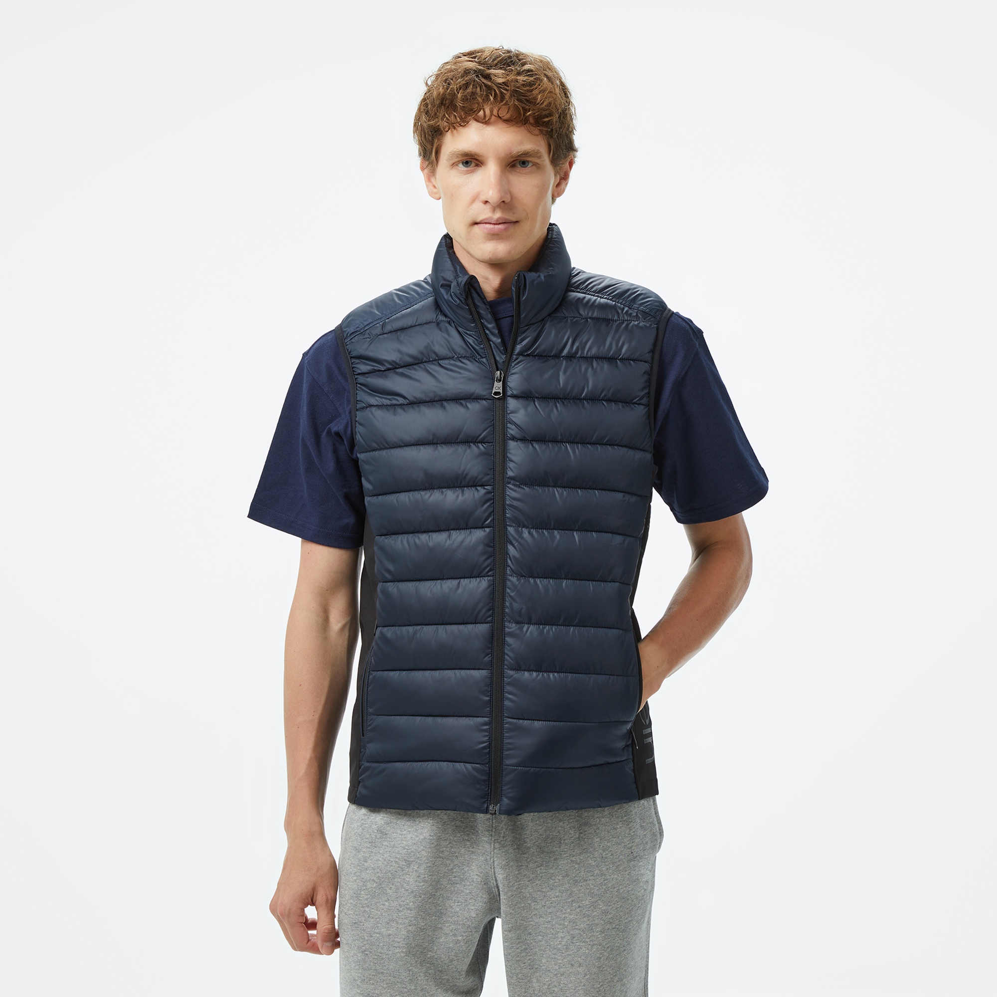 Calvin Klein Erkek Lacivert Yelek