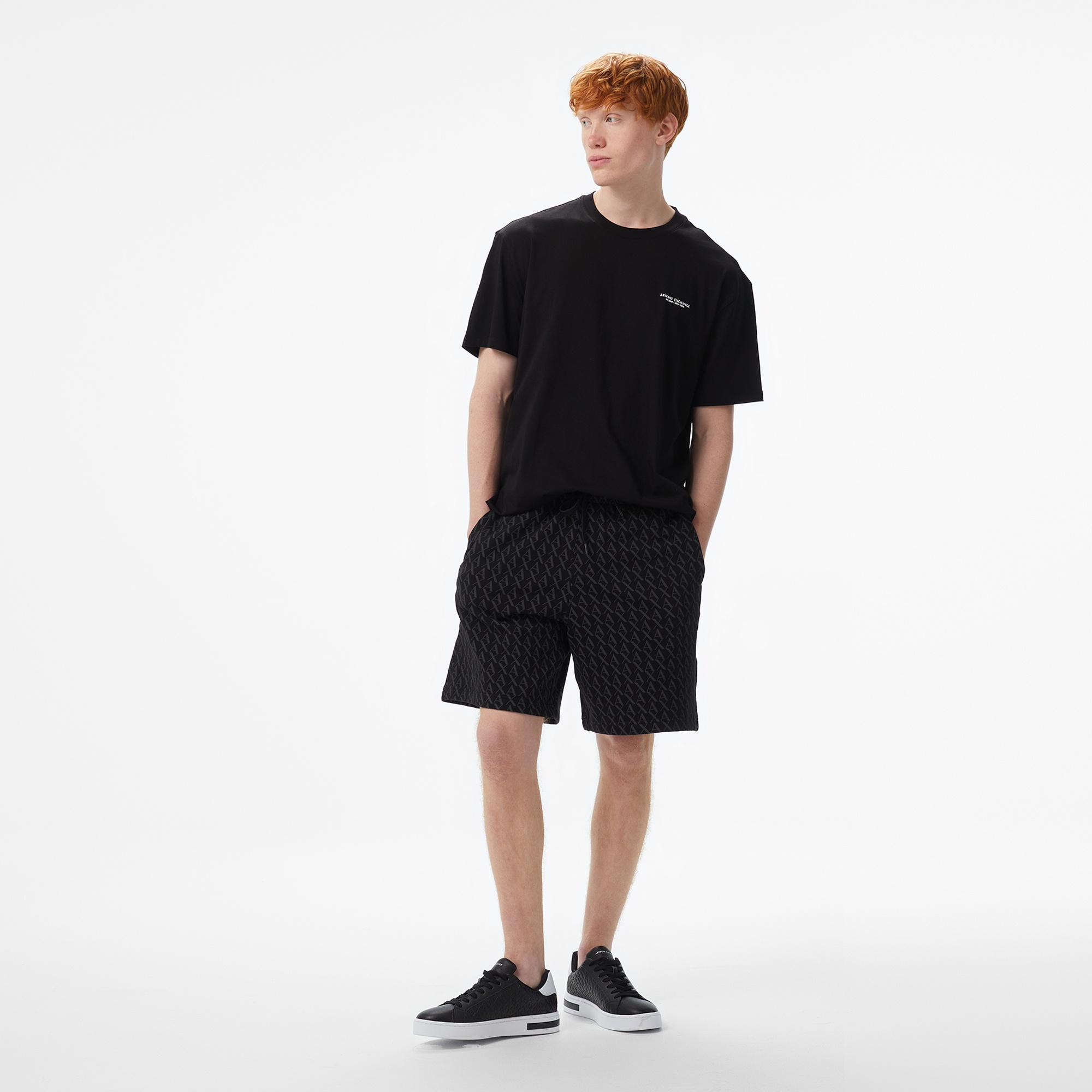 Armani Exchange Erkek Siyah T-Shirt