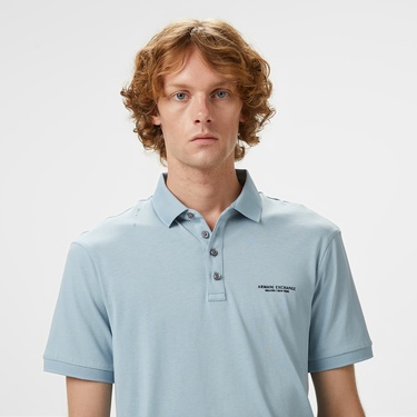 Armani Exchange Erkek Mavi Polo