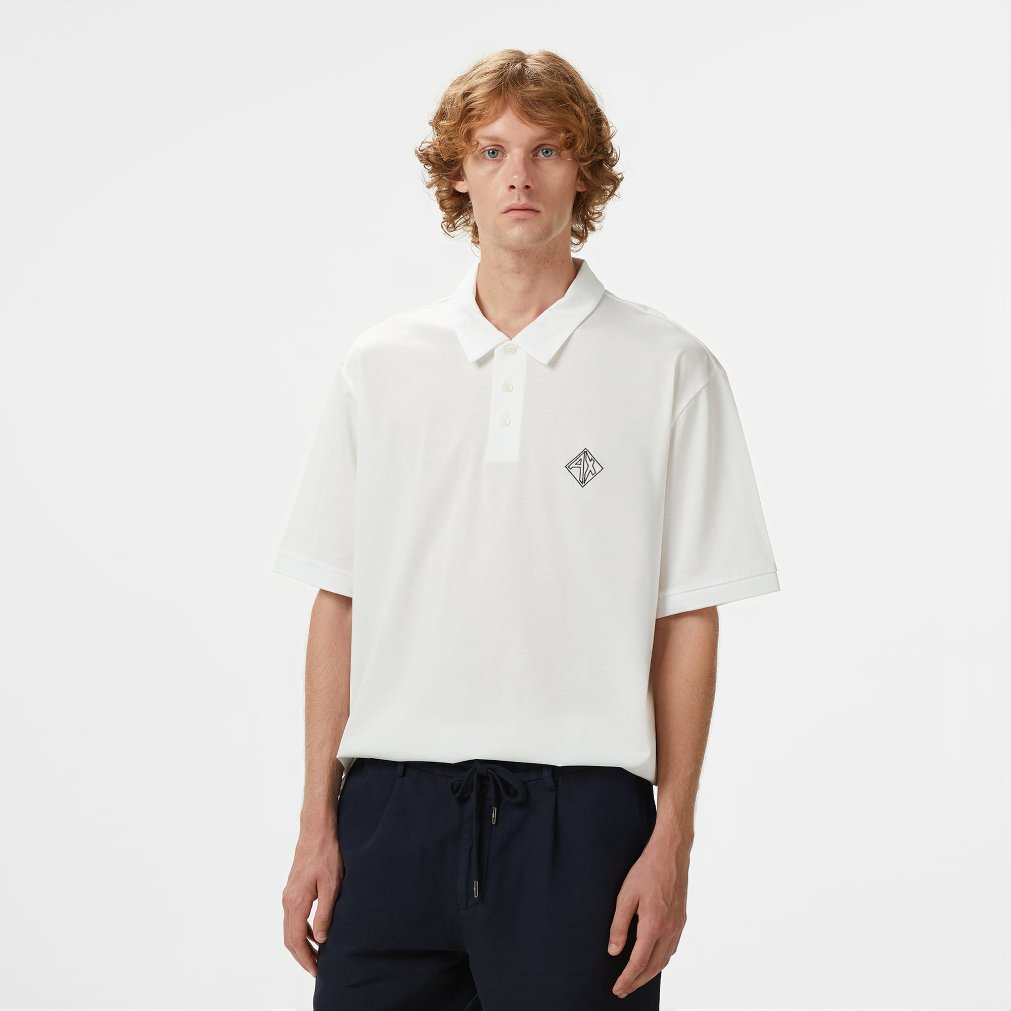  Armani Exchange Erkek Siyah Polo