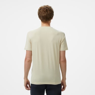  Ea7 Erkek Açık Bej T-Shirt