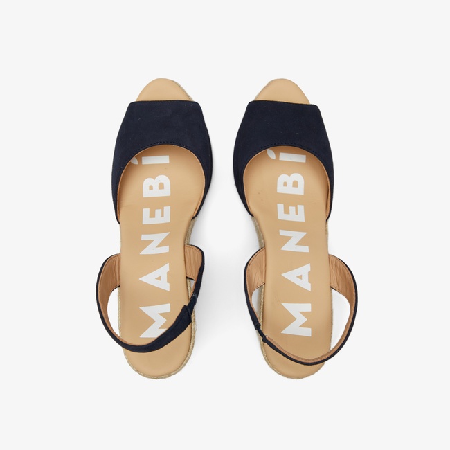  Manebi Kadın Lacivert Topuklu Ayakkabı