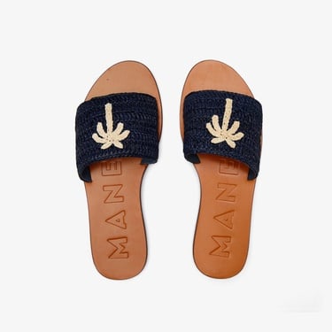  Manebi Kadın Lacivert Terlik