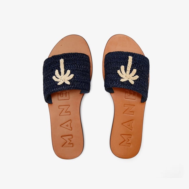  Manebi Kadın Lacivert Terlik