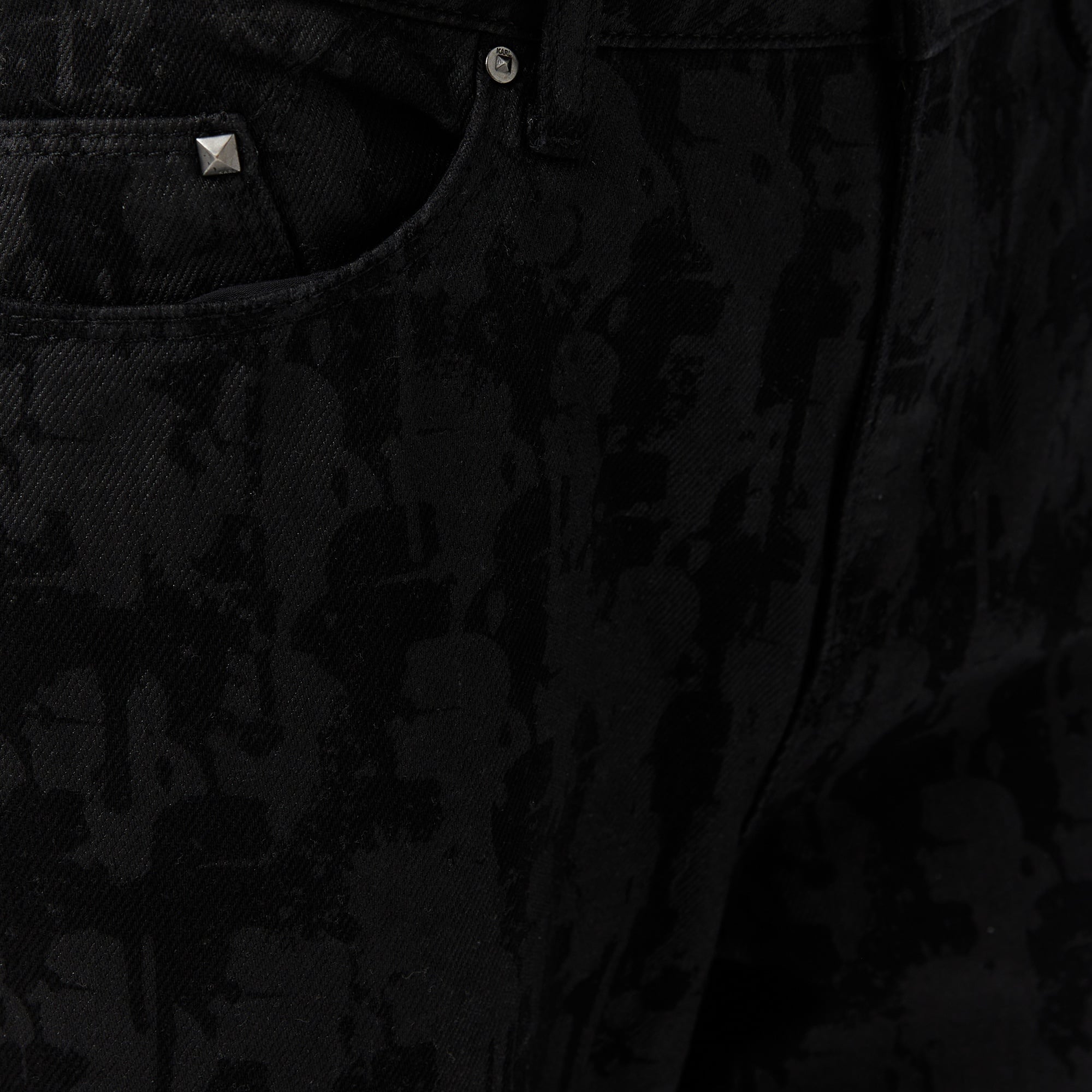 Karl Lagerfeld Kadın Siyah Pantolon