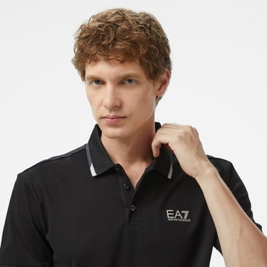  Ea7 Erkek Siyah Polo