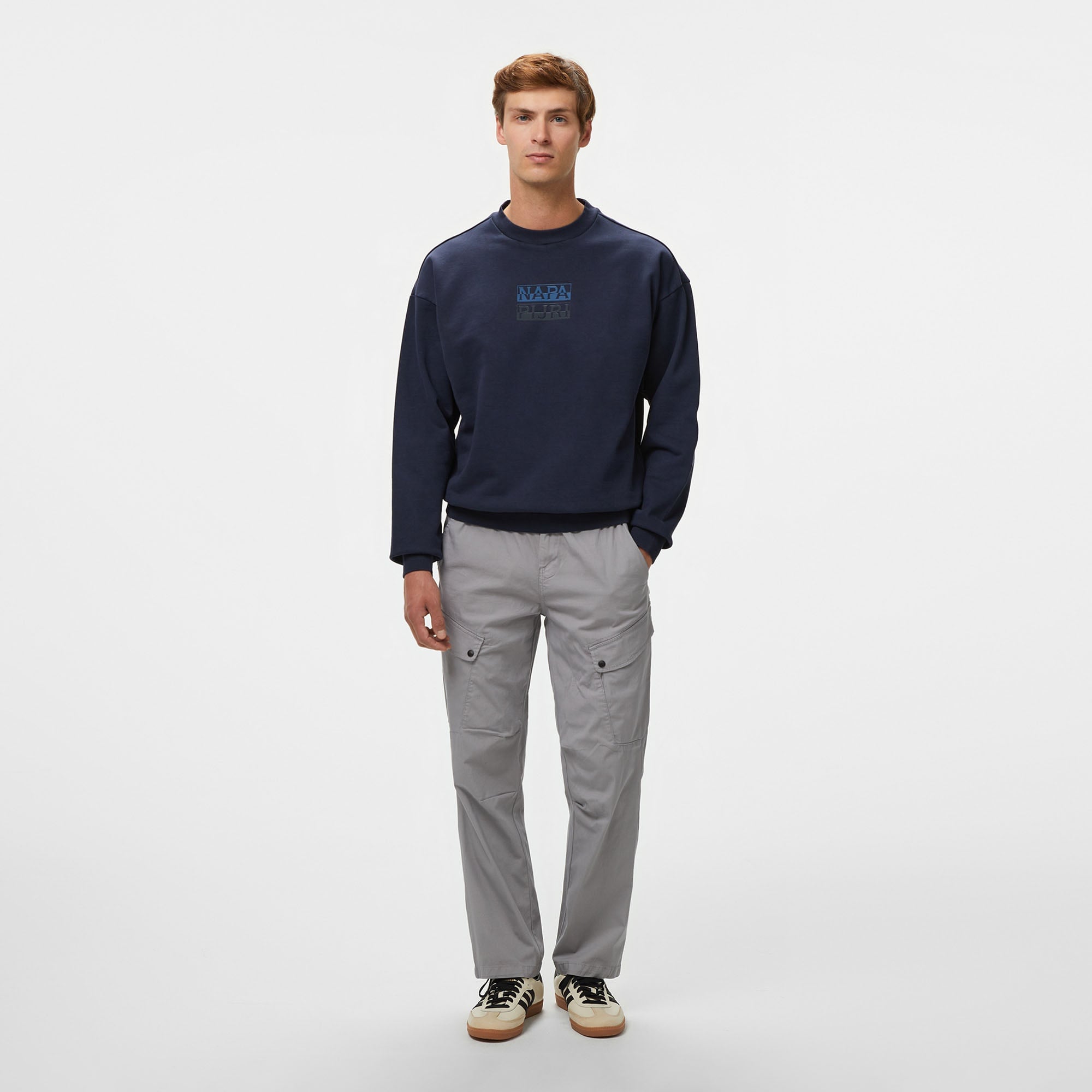 Napapijri Erkek Lacivert Sweatshirt