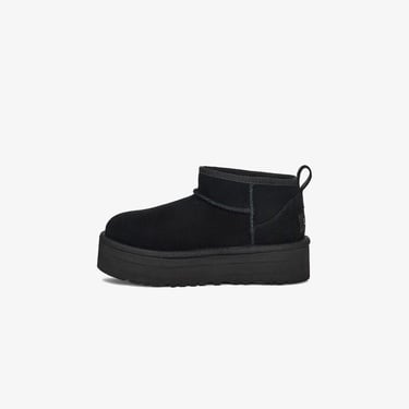  UGG Classic Ultra Mini Platform Çocuk Siyah Bot