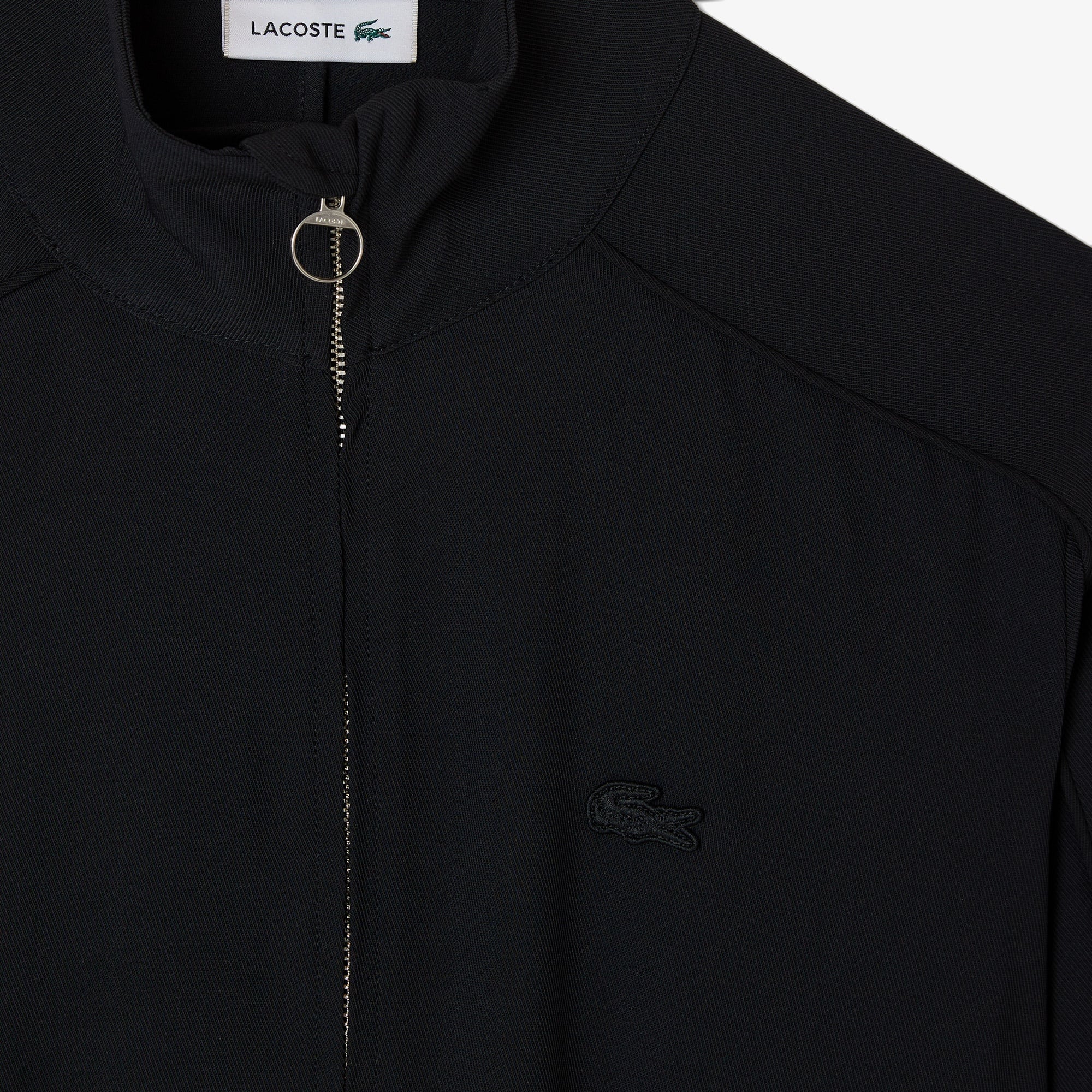 Lacoste Kadın Fermuarlı Siyah Ceket