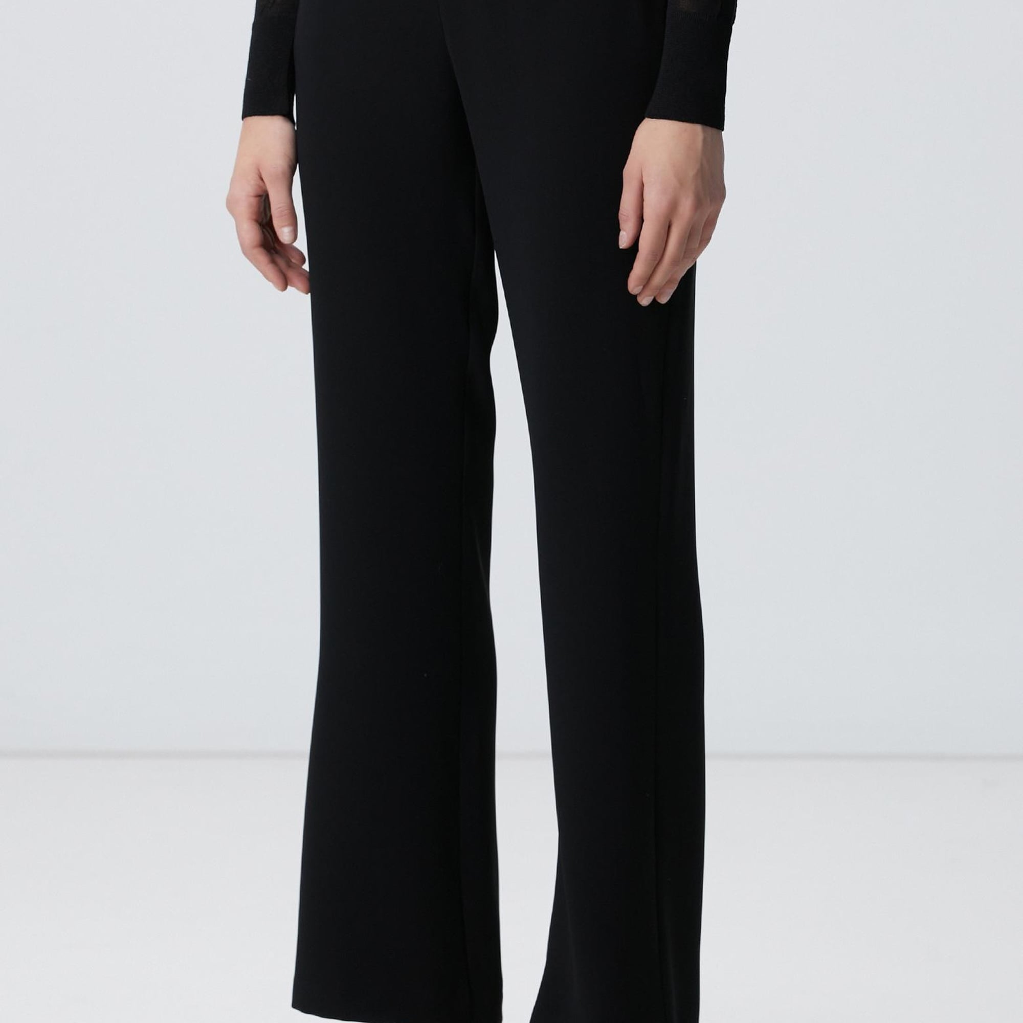 Network Kadın Siyah Abiye Pantolon