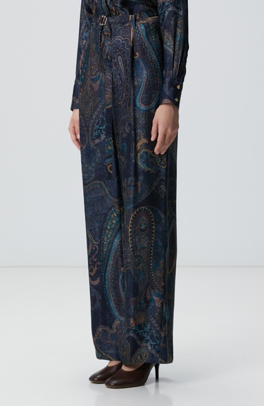  Network Kadın Petrol Desenli Pantolon