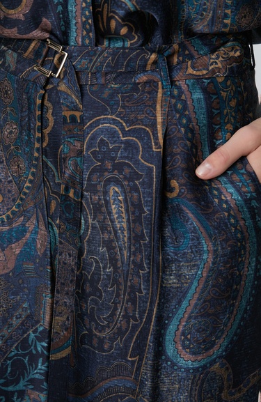  Network Kadın Petrol Desenli Pantolon