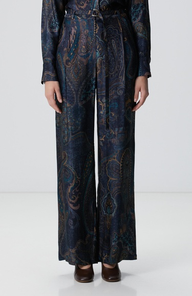  Network Kadın Petrol Desenli Pantolon