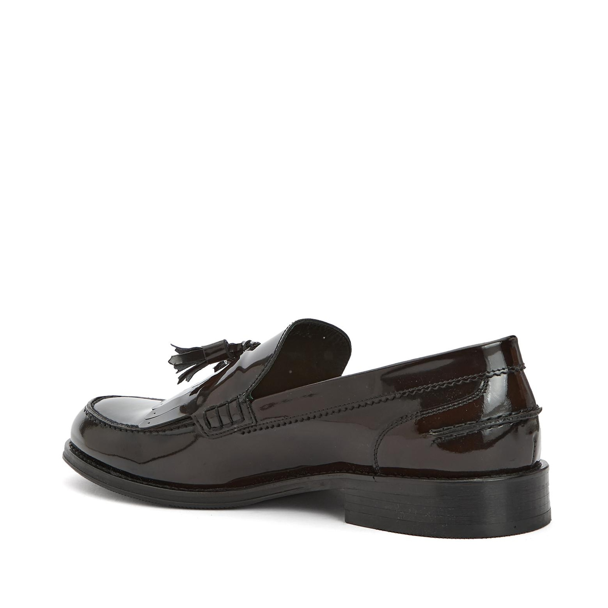 Gh For Nw Erkek Kahverengi Deri Loafer