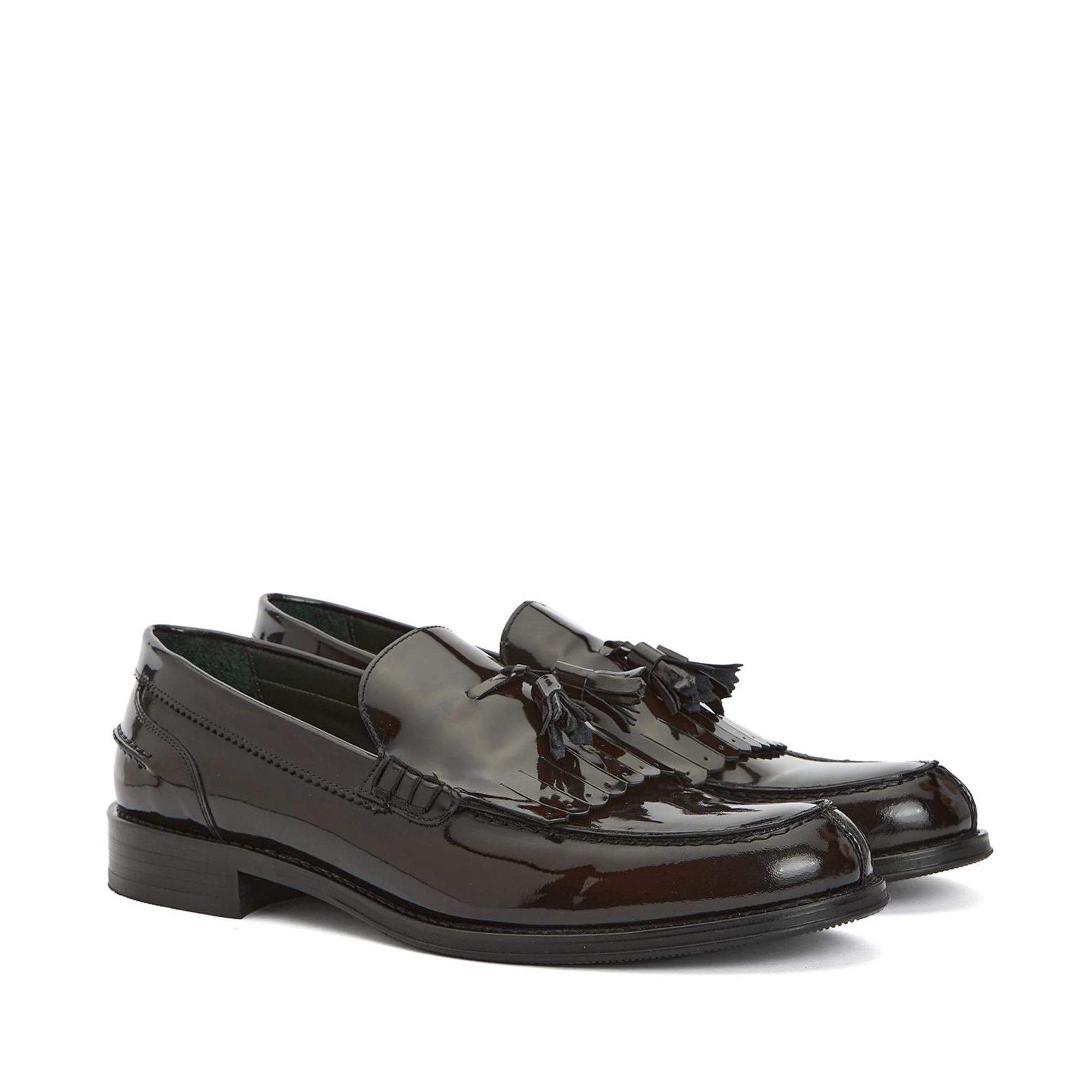 Gh For Nw Erkek Kahverengi Deri Loafer