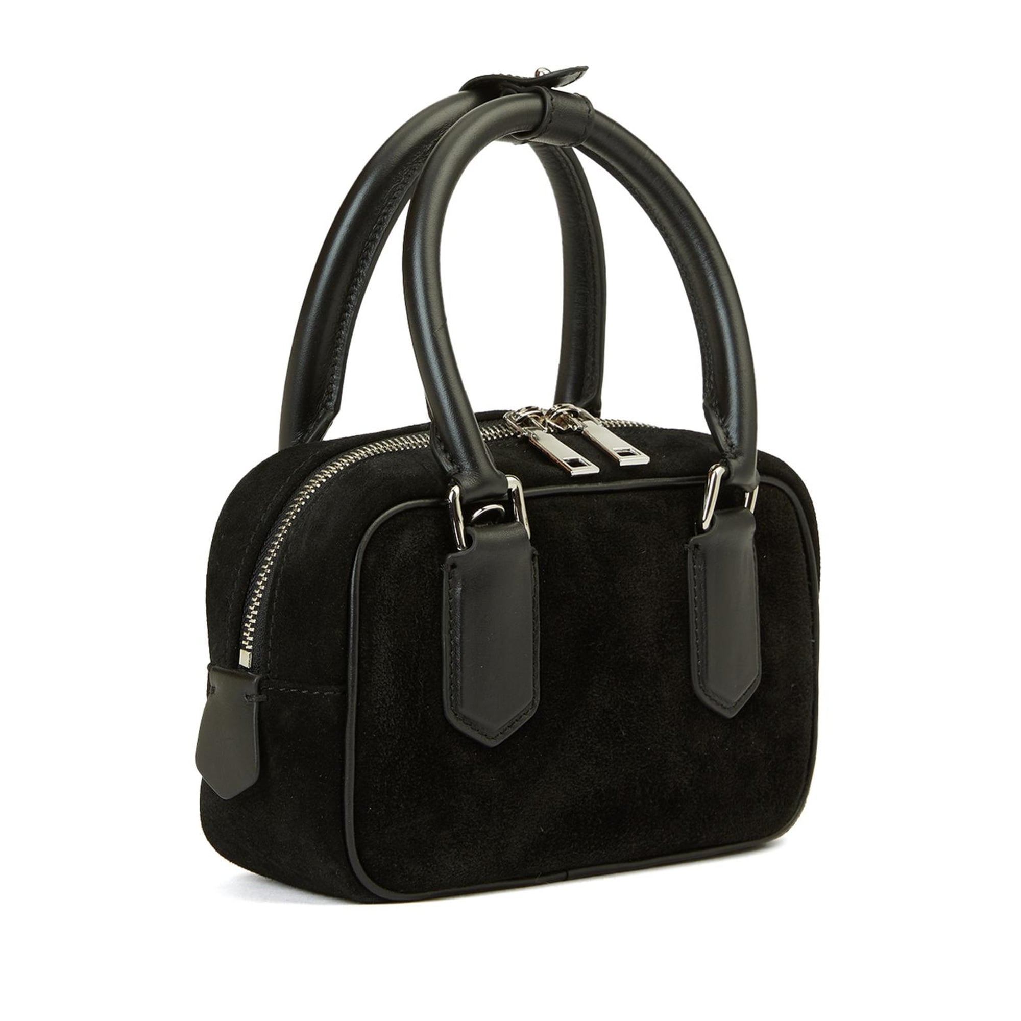 George Hogg Kadın Siyah Süet Çanta