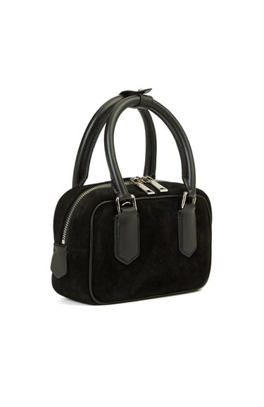  George Hogg Kadın Siyah Süet Çanta