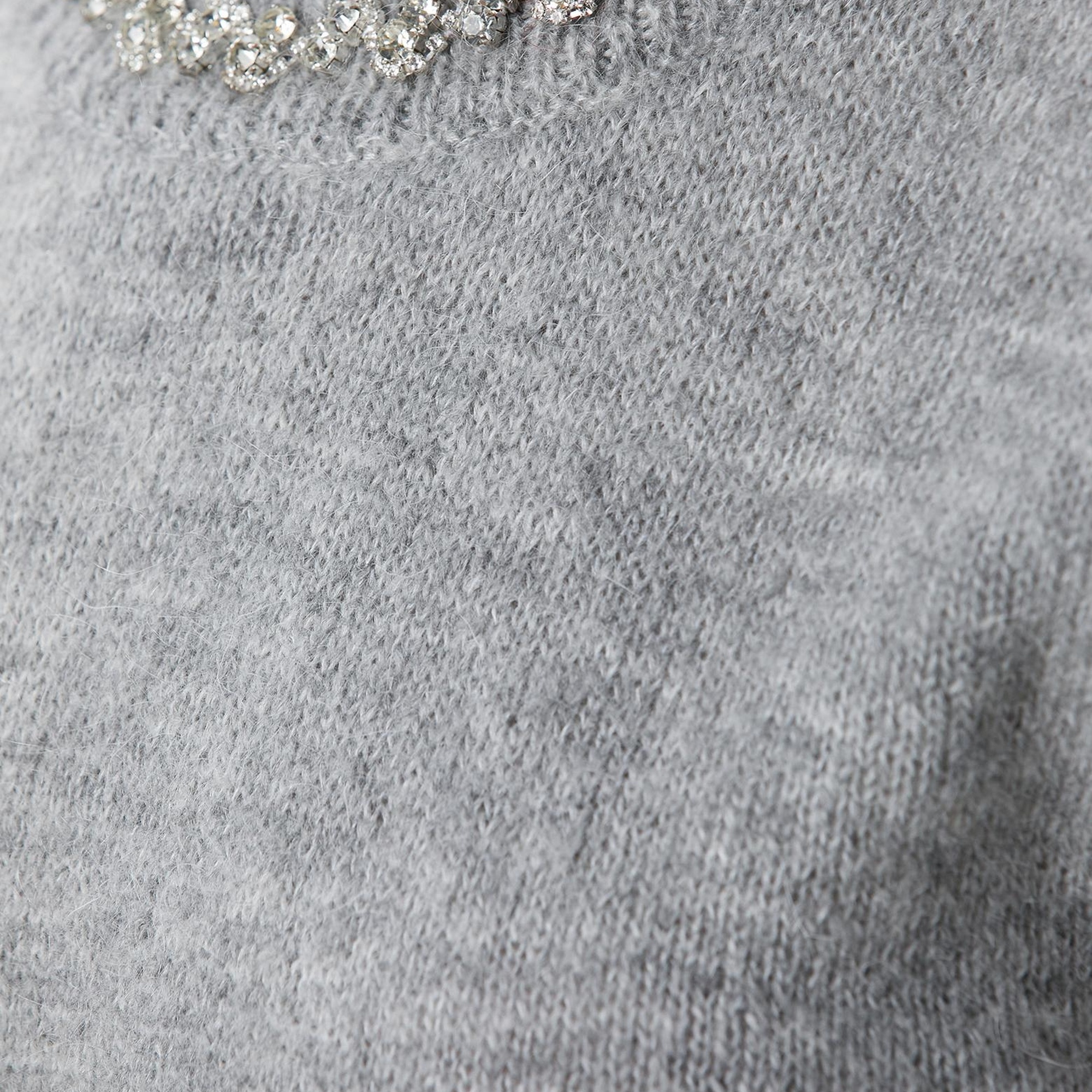 Network Kadın Gri Melanj Kazak