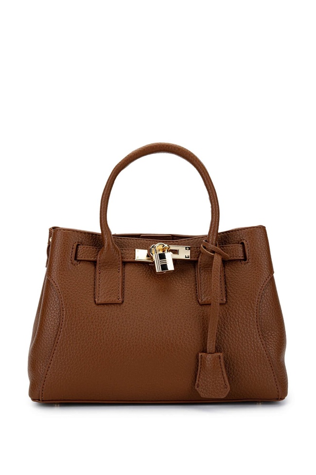  Tamer Tanca Kadın Suni Deri Camel Omuz Çanta