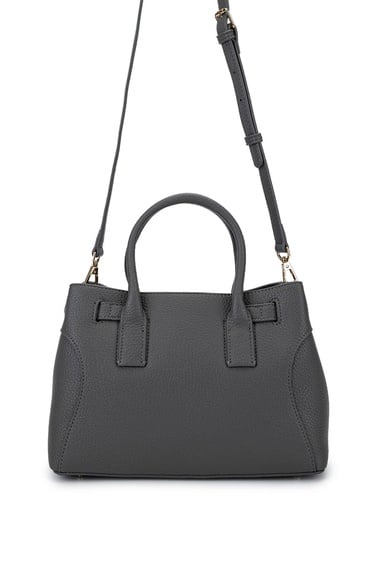  Tamer Tanca Kadın Suni Deri Gri Omuz Çanta